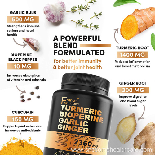 Turmeric Supplements Immune Support Turmeric Ginger Capsules